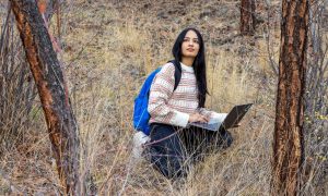 How one student connects AI innovation to wildfire research